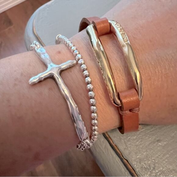 Uno de 50 Brown Leather Bracelet NEW - Picture 2 of 8